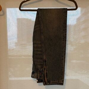 Re/Done Jeans with Zipper Bottoms